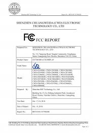 檢測(cè)報(bào)告 FCC